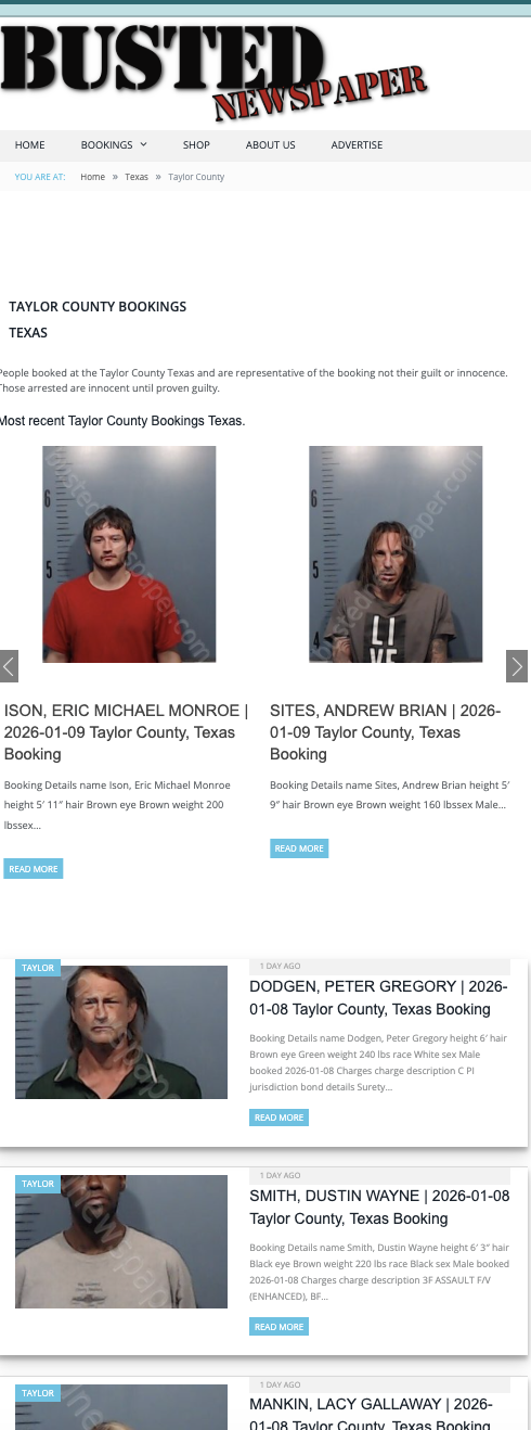 Busted Newspaper Peoria il